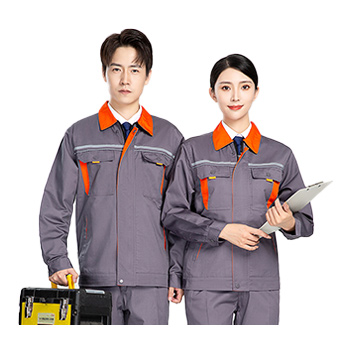 115 領(lǐng)子門襟撞色款工程服  多色現(xiàn)貨  印繡均可  
